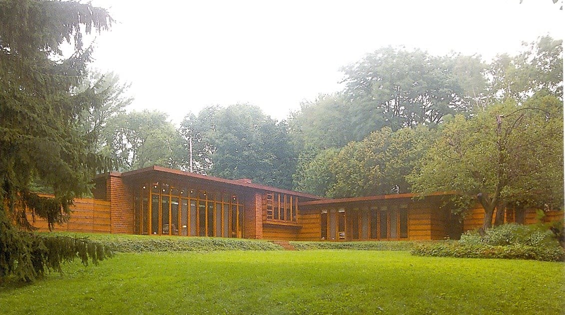 Arquitetura Orgânica de Frank Lloyd Wright Casa Herbert Johnson, 1937