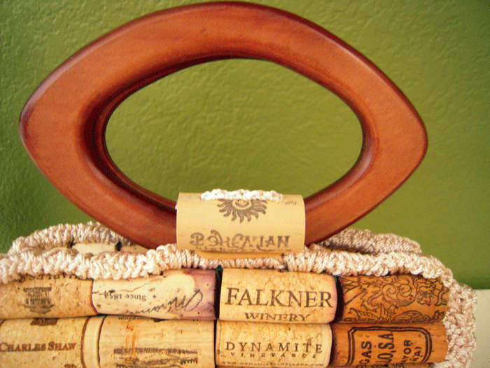 Wine Cork Purse, by Joanie Balonie