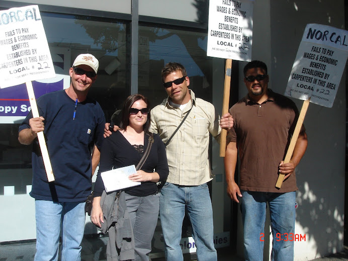 San Francisco: Protesting Carpenters 8.02.08