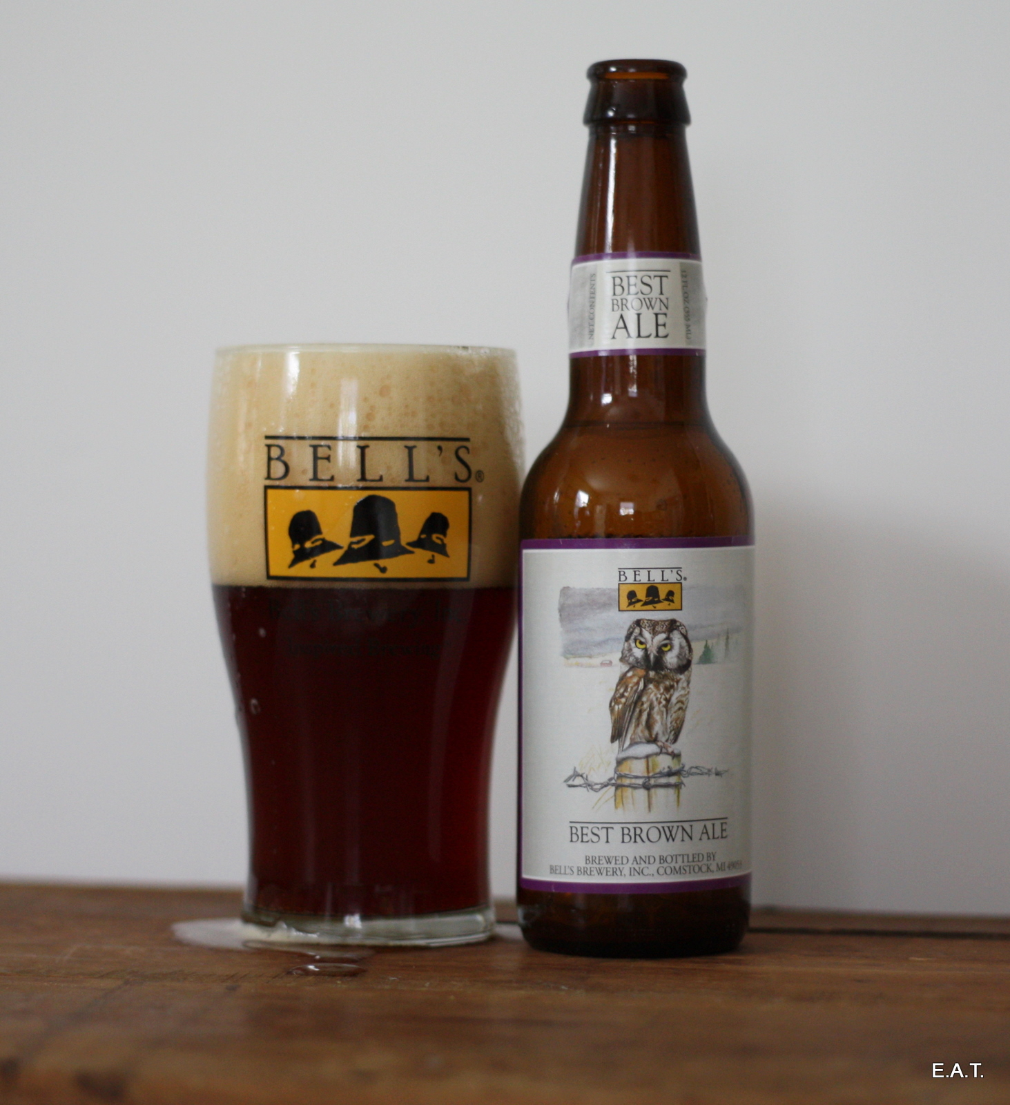 E.A.T. Super Bowl XLV Bell's Best Brown Ale