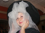 Sarah in Grandma's halloween costume