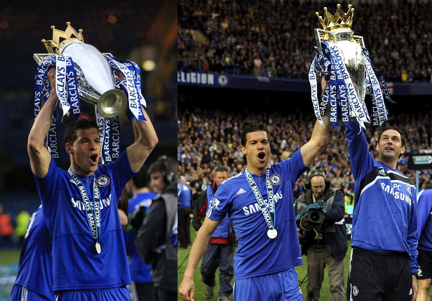 Chelsea Campeon Premier League 2009/2010 Michael+Ballack-2010
