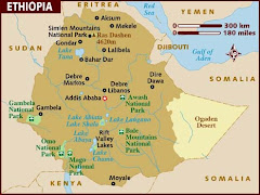 map of Ethiopia