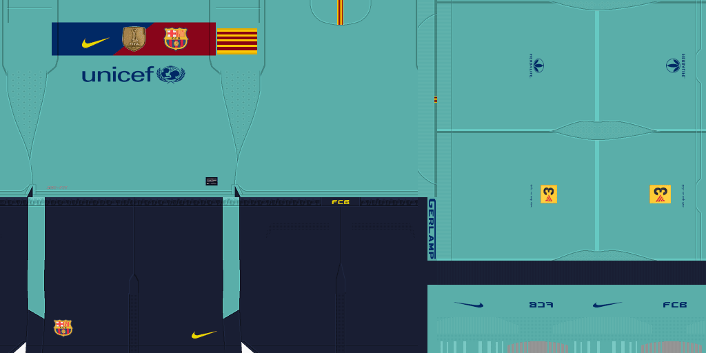 barcelona fc 2011 kit. FC Barcelona 10/11 Player Kits