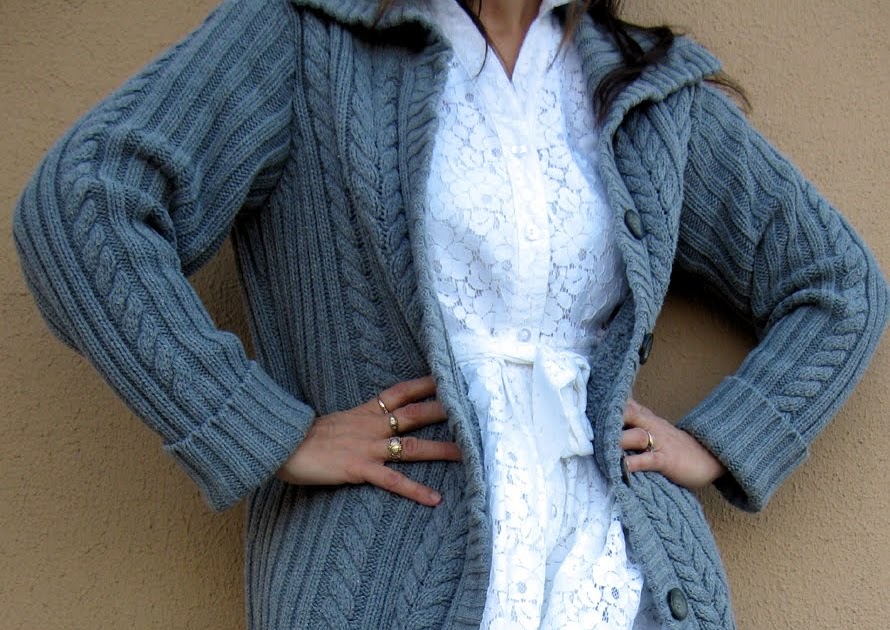 Bromeliad DIY Wednesday How to alter the sleeves of a heavy knit sweater Fashion and home