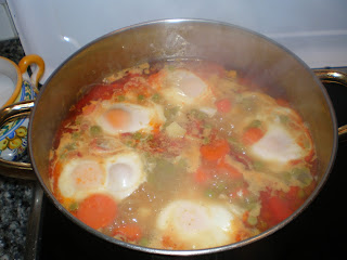 Huevos "a la flamenca"