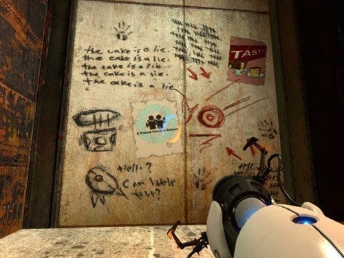 Em Portal, o Bolo é realmente uma mentira (e não há nada que possa