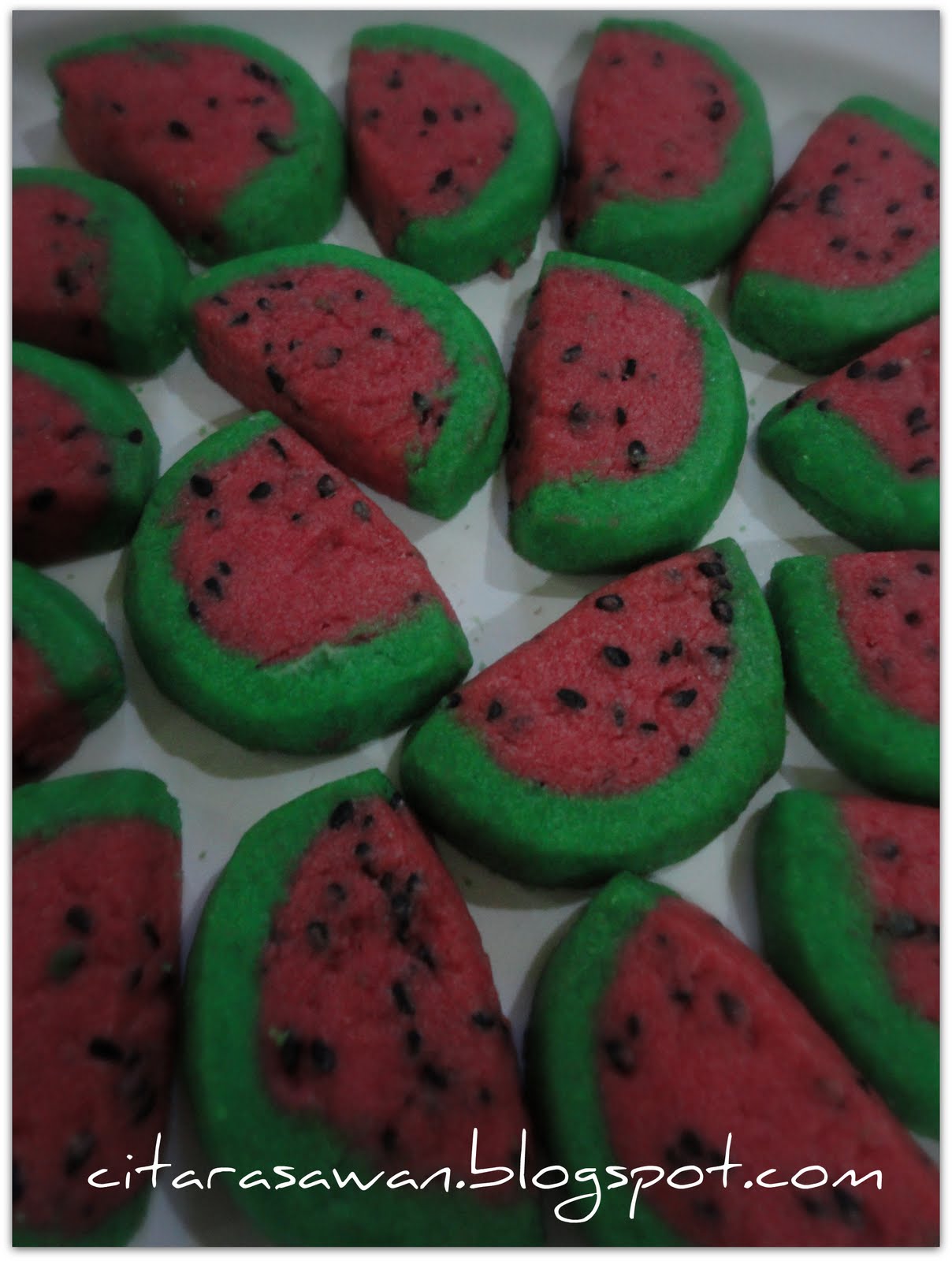 Biskut Tembikai Step By Step Blog Kakwan