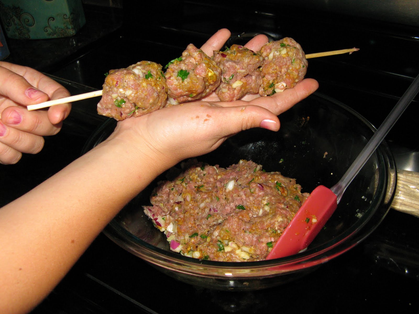 Eating Endeavors Armenian Ground Beef Kabobs