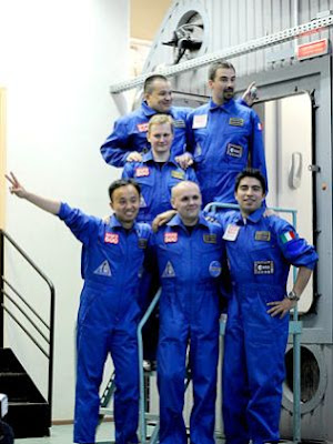 Astronautas da viagem a Marte