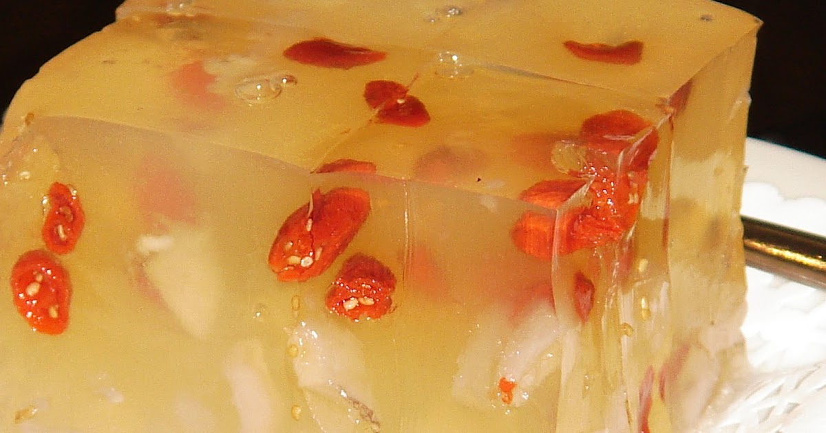 CAKE ON THE BRAIN HEALTHY JELLO? GOJI BERRY & LYCHEE JELLY