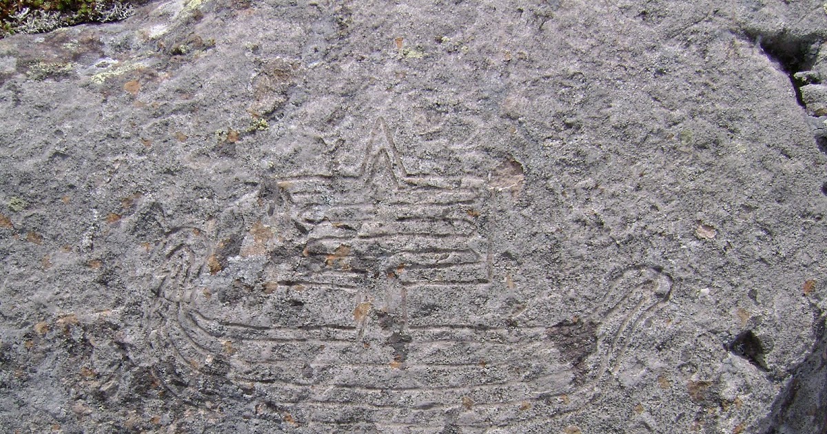 Institute for Megalithic Research PETROGLYPH OF A SAILING BOAT (Copper