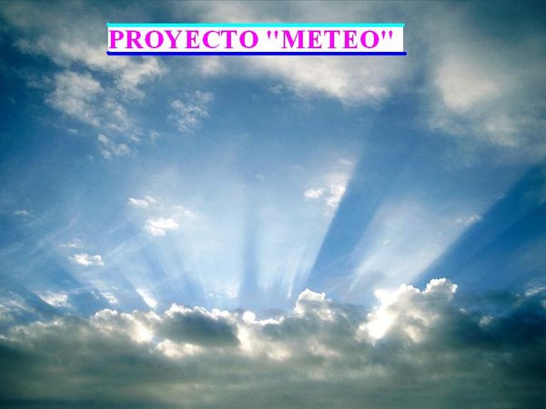 Proyecto Meteo