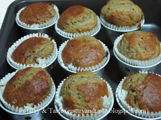 Resep Muffin Pisang Banana Muffin Just Try Taste