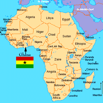 Ghana Location