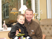 Charlie in his Fireman's outfit on Christmas day