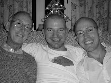 Dad, Ali and Si all without (much) hair!