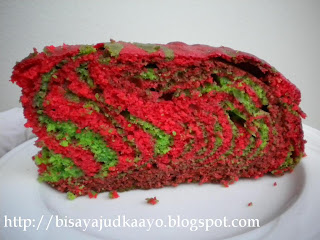 Inato lang Filipino Cuisine and More: CHRISTMAS ZEBRA CAKE