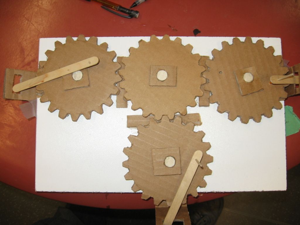 337 Kinematic Sculpture Phase 2 Cardboard Prototype