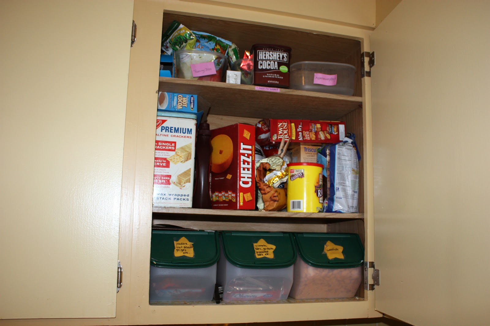 Mama Olie's Musings 52 Weeks of Organizing Week 3 Snack Attack