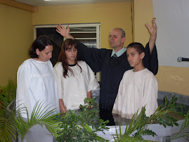 Batismo- Lu, Michele, e Mateus