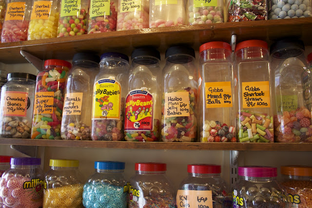 old fashioned sweet shop, Axminster, Dorset