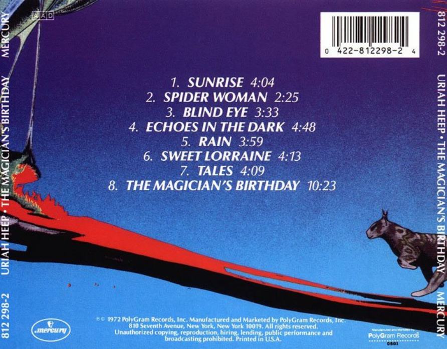 Musicotherapia Uriah Heep Magicians Birthday 1972