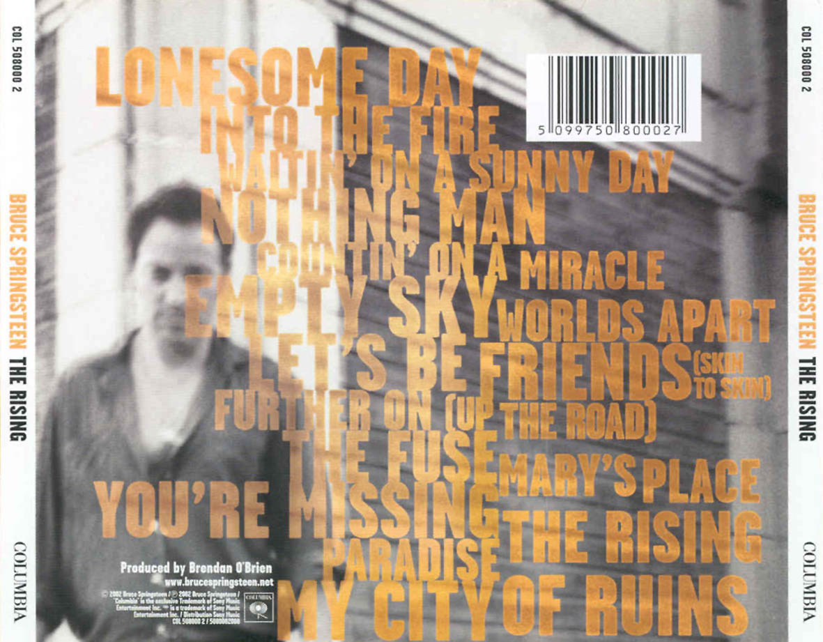 Musicotherapia Bruce Springsteen The Rising (2002)