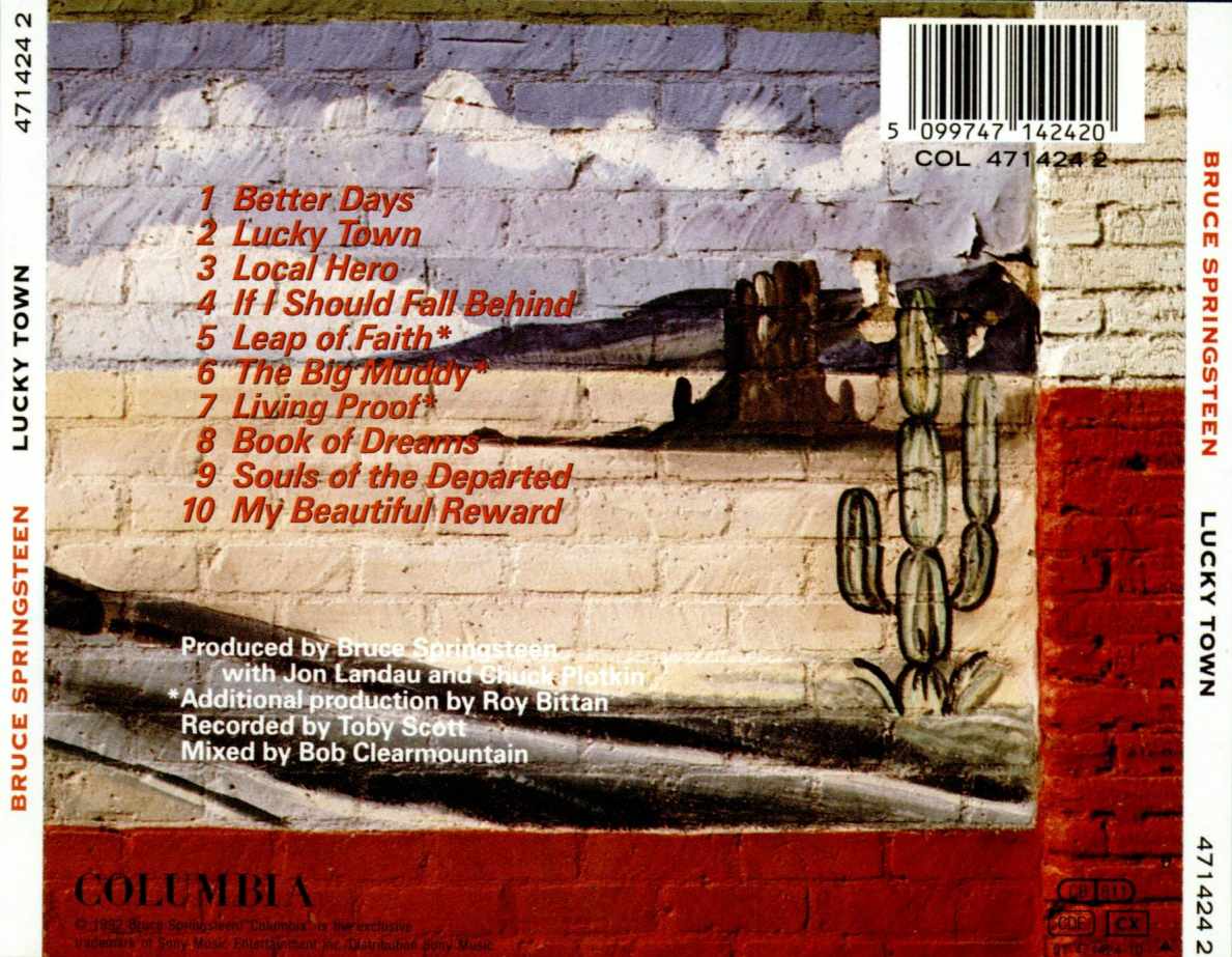 Musicotherapia Bruce Springsteen Lucky Town (1992)
