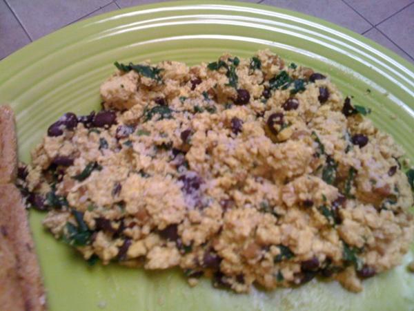 Protein Packed Tofu Scramble, Pilates, and ZUMBA!