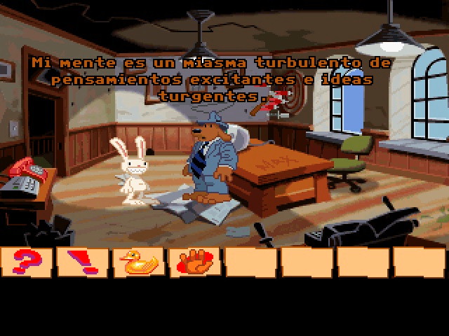 El Blog oficial de Megared-DX: Noticias de tecnologia, Palm y redes sociales: Frases celebres de Sam & Max : Hit the road (Abandoware PC