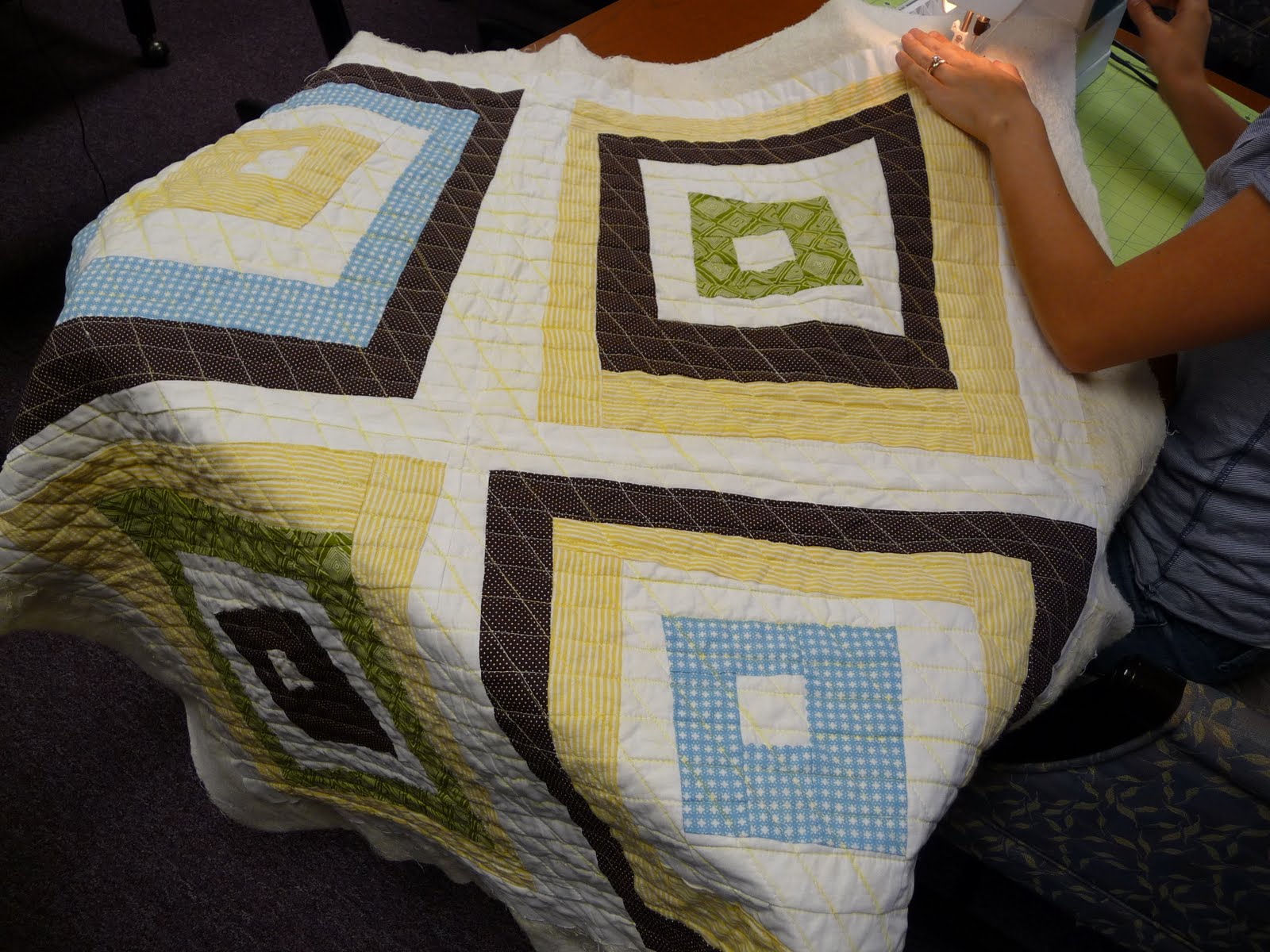 rhymes with quilt Wonky Log Cabin Tutorial 6 The Last One!