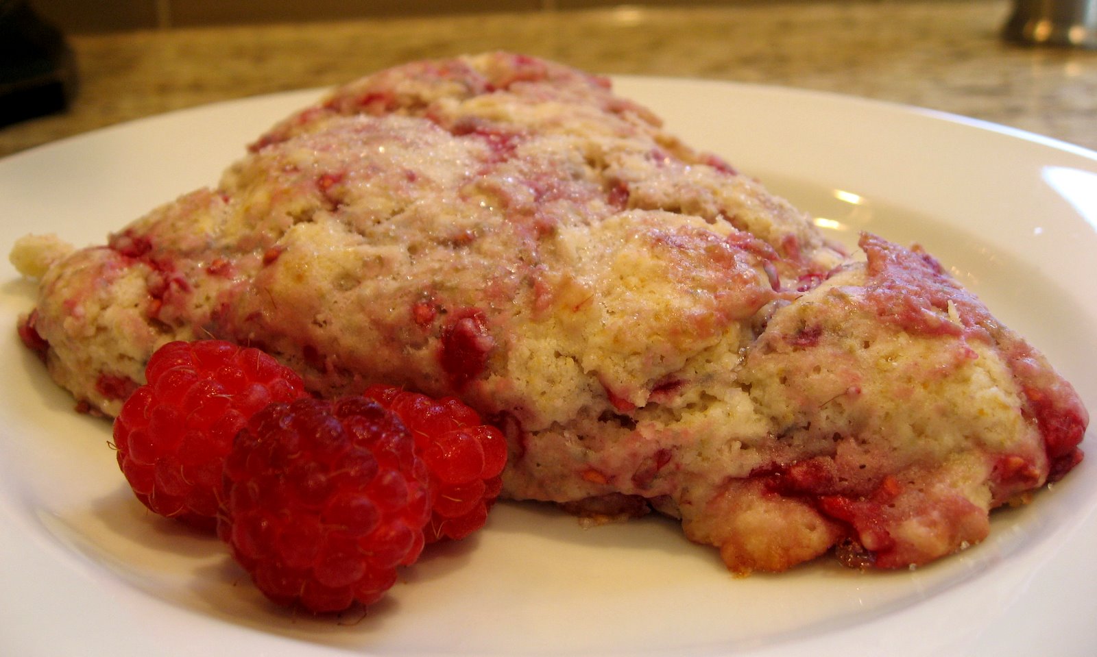 Summer Raspberry Cream Scones