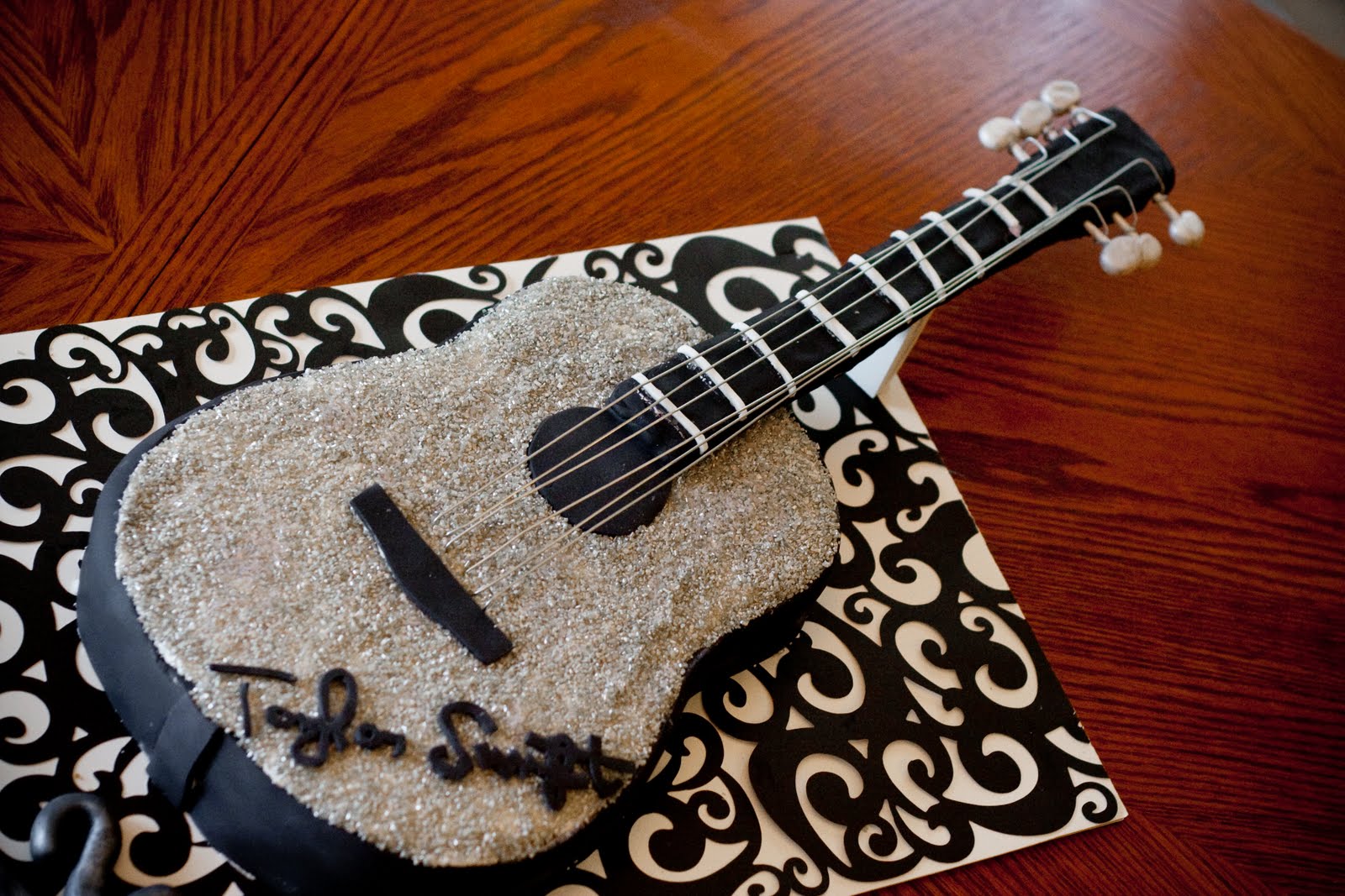 Taylor Swift Acoustic Guitar Birthday Cake Jessica Peck