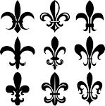 The "Fleur de lis" (Fr., Lily flower)