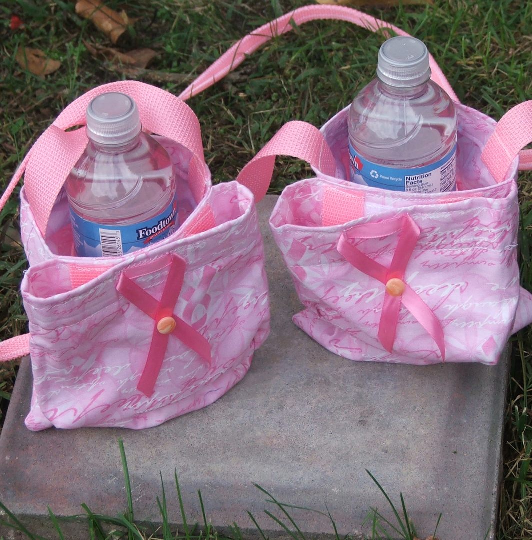 Peggy Winifred Sews The Before & After Cancer Cure Fabric Bags/Totes...