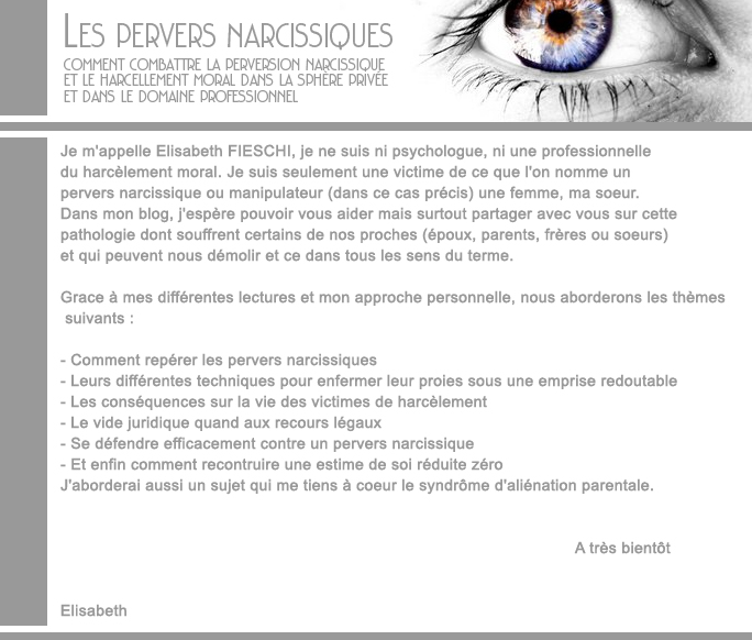 Les pervers narcissiques