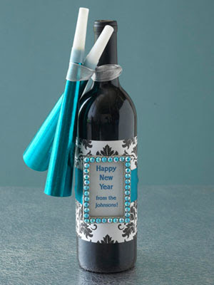 New Years Eve Wine Label Printables And Hostess Gift Ideas