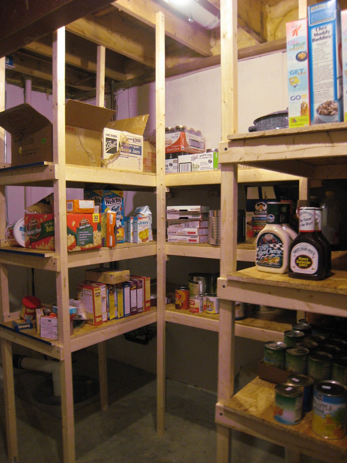 The Wessman Family Food Storage Room