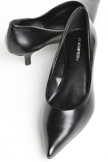 Inch Heel Brown Dress Shoe Inch Heel Brown Dress Shoe
