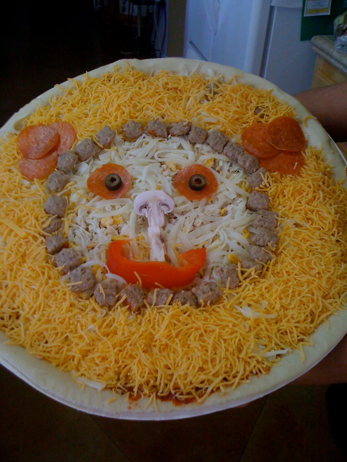 Family At The Foot Of The Cross St. Mark's Lion Pizza