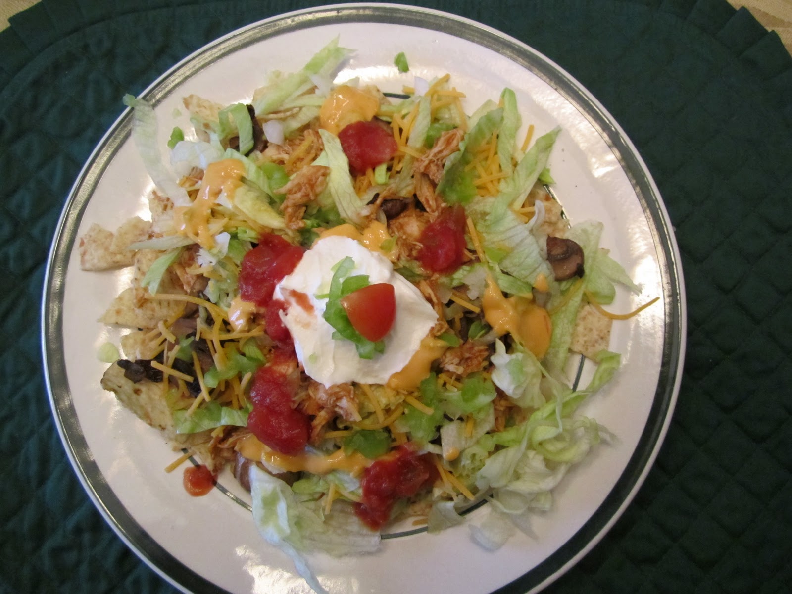 Recipe of the week Healthy Chicken Taco Salad