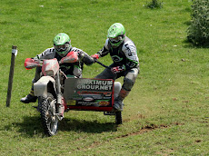 Drifting wide on Rhayader Test - Day 1