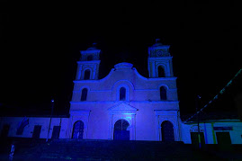 Vista nocturna Iglesia Parroquial