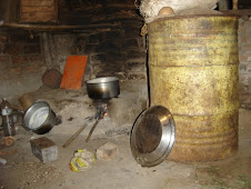 Indian village firwood cooking stove