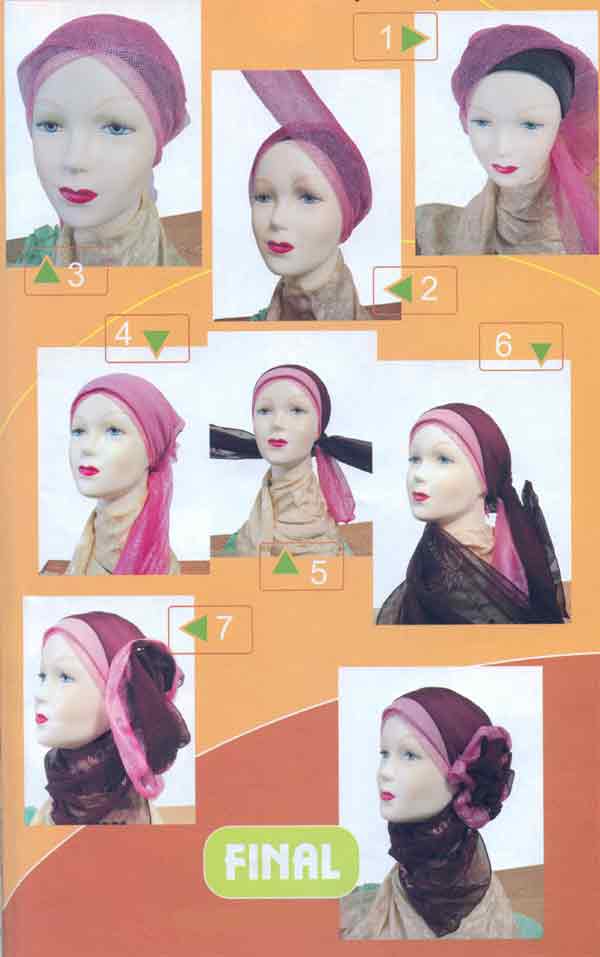 how to use hijab cap
