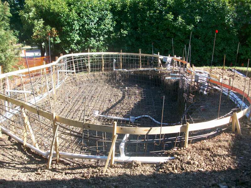 Above Ground Pool On A Sloped Backyard : See how much of it is above ground due to the slope of our yard? All Above Ground Pool On A Sloped Backyard : See how much of it is above ground due to the slope of our yard? All