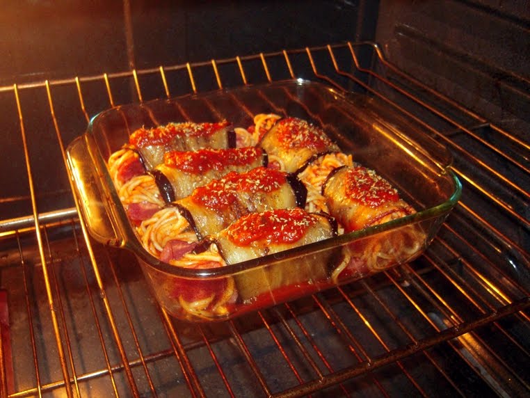 The Podanys to our world Involtini di Melanzane (Rolled