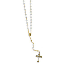 Gold & Silver Tone Crucifix Rosary