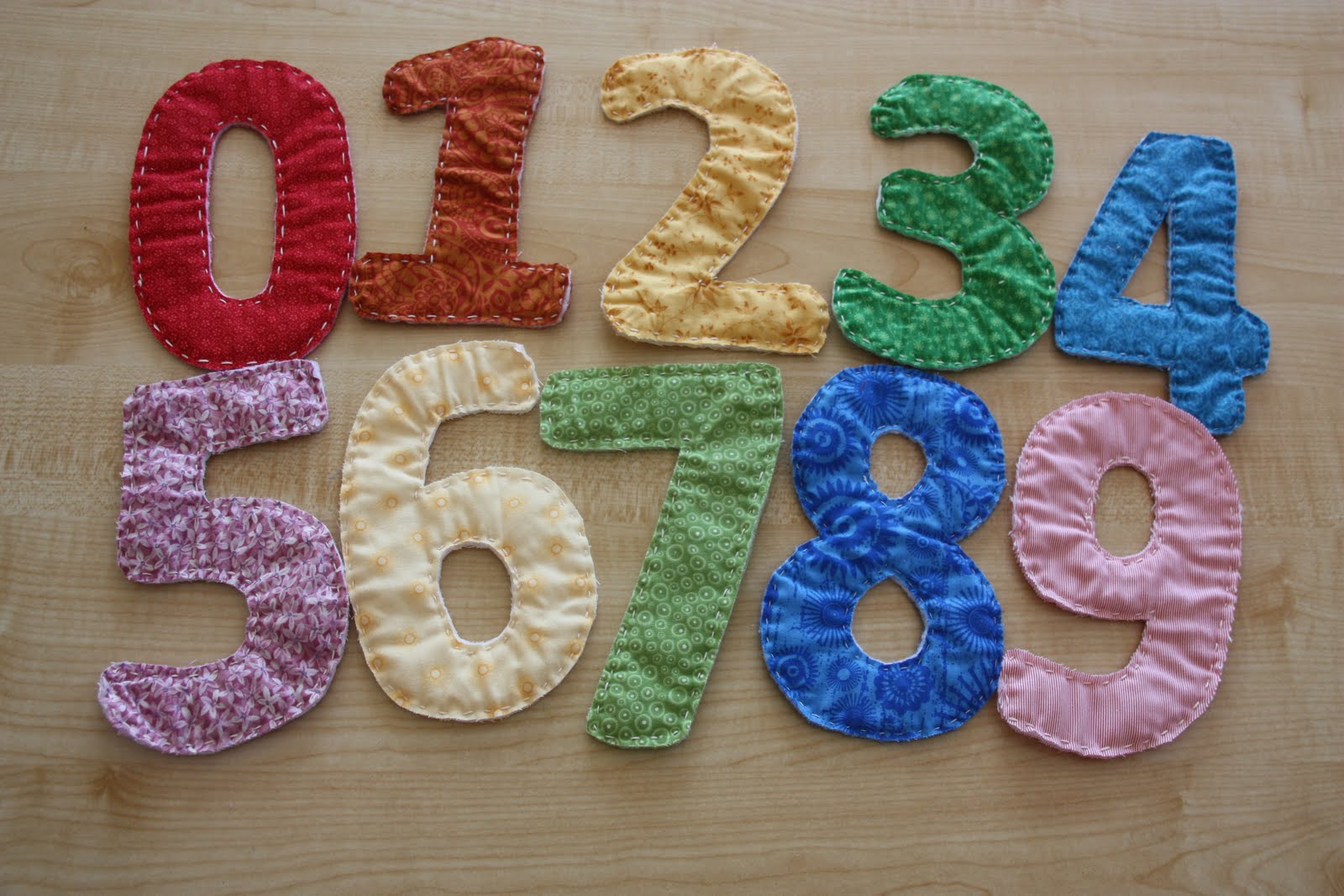 Counting Coconuts Fabric Numbers